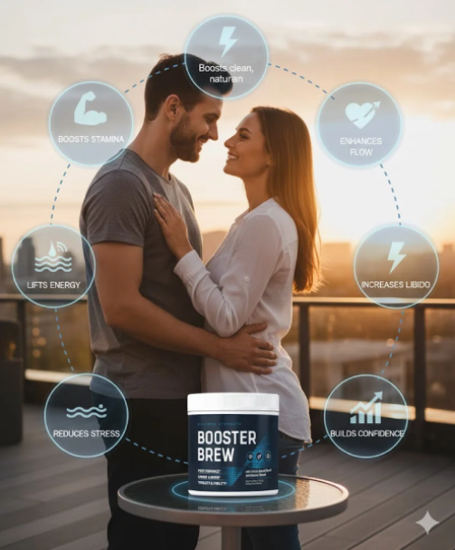 Booster Brew supports daily energy, circulation, and overall vitality