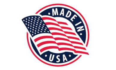 Made in USA quality assurance badge representing domestic manufacturing standards