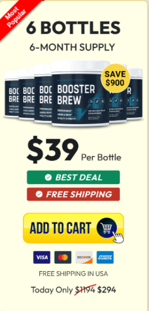 Six bottle supply package presented as the best value option with long term use savings and bulk pricing advantage